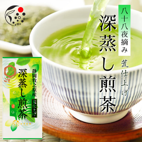 粗加工 Hachijuhachiya 深蒸煎茶 100g 新茶 2023